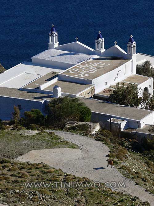 Marienkirche in Stadt Tinos